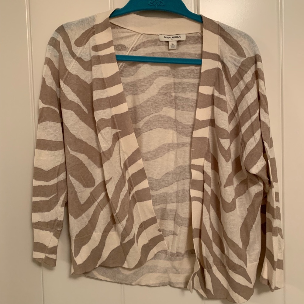 Banana Republic Animal Print Shrug